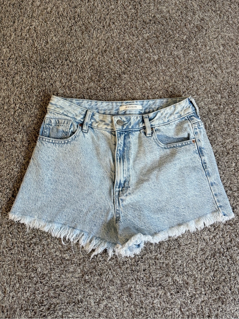 PacSun High Rise Festival Denim Shorts